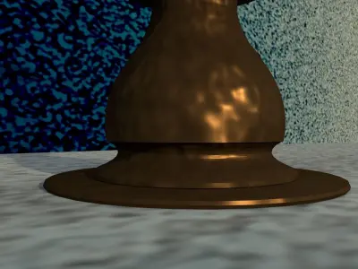 old oil light Tungsten hand lamp in different scenes 3D model