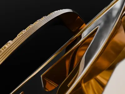 Warner Brothers Pictures Shield 2024 3D model