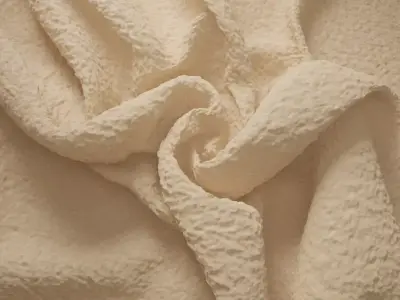 Woolly Boucle Fleece Fabric Texture PBR  Texture