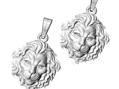 lion ring  3D model