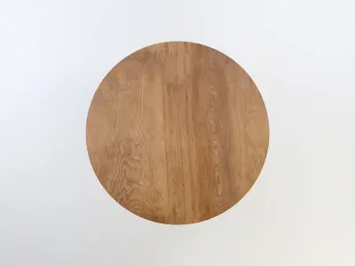 Wooden Coffe Table Low-poly 3D model