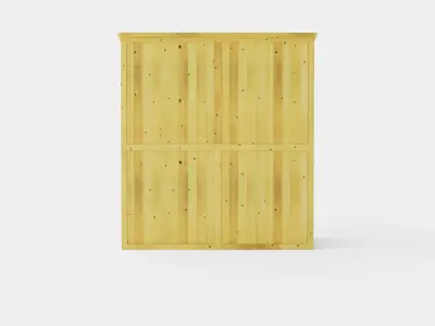 Storage shed Low-poly 3D model