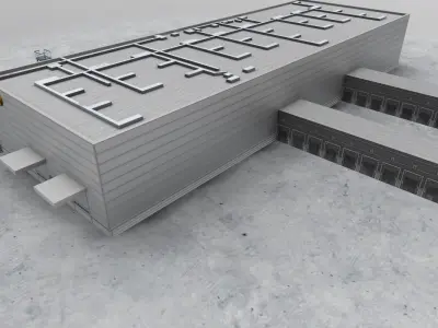 LHBP Storage 1 Low-poly 3D model