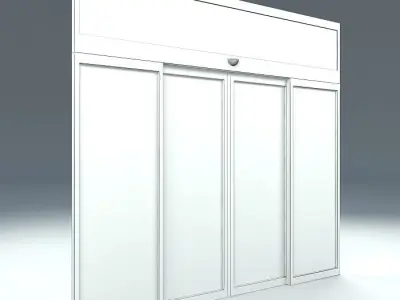 AUTOMATIC SLIDING DOOR Free 3D model