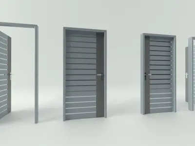 Door sets 16 3D model