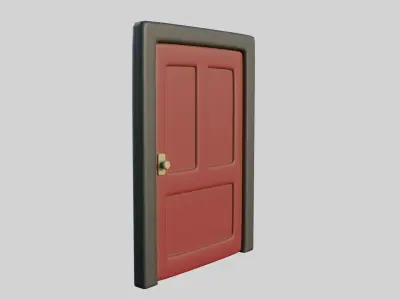 Cartoon Door 11a 3D model