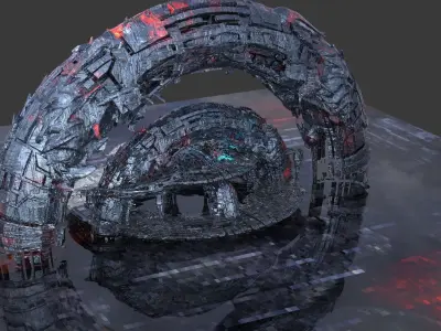Genma Hive archway 1 3D model