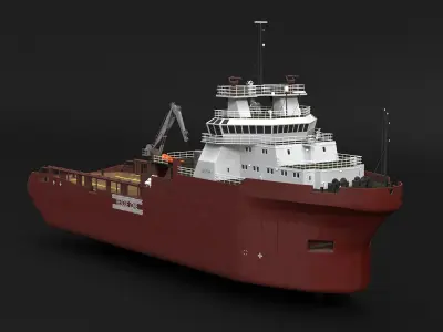  Offshore Wind Farm Ships Set 