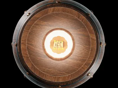 Barrel interior light 3D model