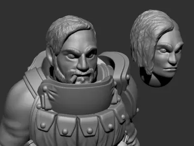 Jade Coalition - Basic Infantry 3D print model