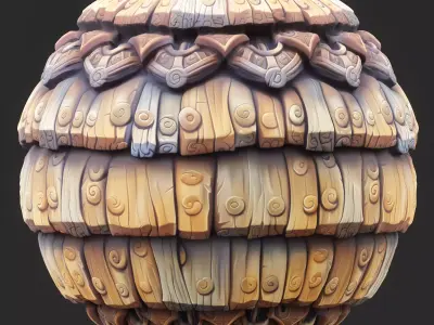 Stylized Roof Seamless Texture  Texture