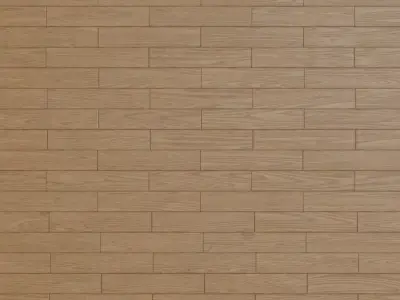 Modern Light Oak Wood Planks PBR Seamless Texture