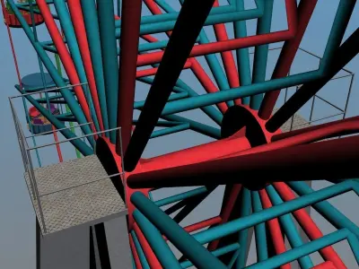 Ferris Wheel 3D model