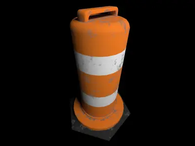 Traffic cones 3D Model Pack