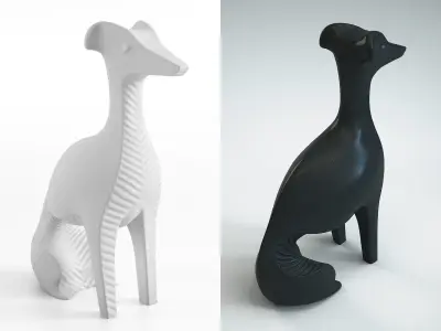 JONATHAN ADLER Ceramic Whippet 3D model