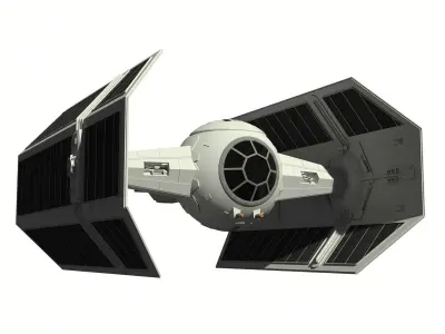TIE Advanced x1 3D model