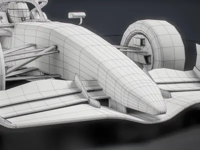  Dallara F2 2024 Formula 2 Race Car 