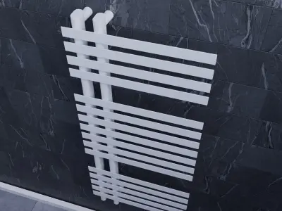 Modern Bathroom Radiator Free 3D model