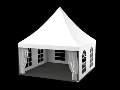 Pagoda Event tent 3D model