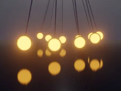 pendulum lights 3D model