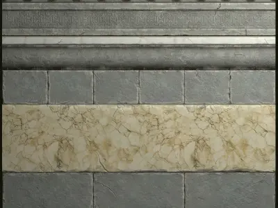 Stone detail trim sheets Texture