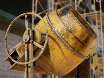 Construction Site 3D Asset Pack 3D model