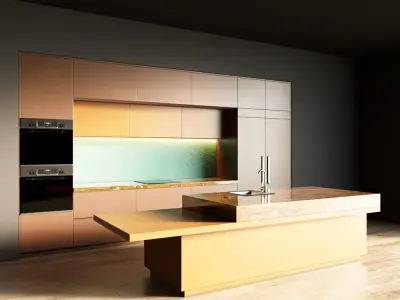 85-Kitchen1 matte 8 3D model