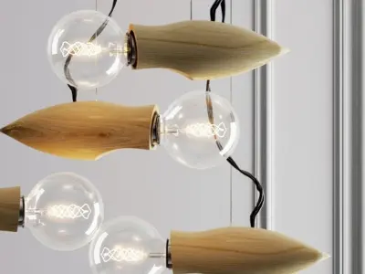 Hanging lamp LOFT HOUSE P-173 3D model