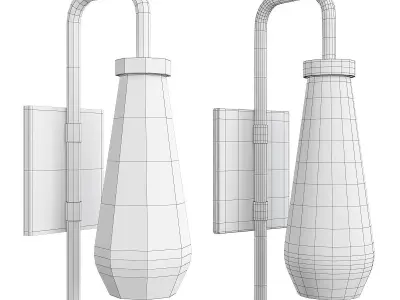 Cormac Sconce Low-poly 3D model