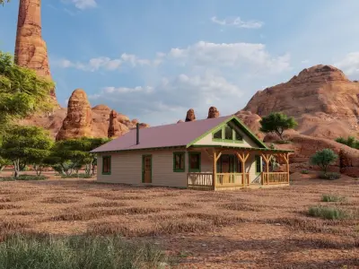 old house-Old Abandoned House 3D model