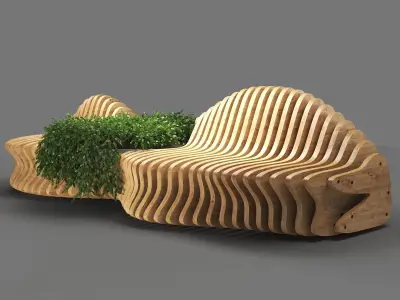 bench737 v3 3D model