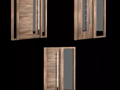 Exterior Large Doors 3D model get