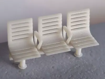 H0 Platform benches Style 1 3D print model
