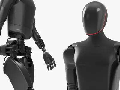  Next Gen Humanoid Robot Black 