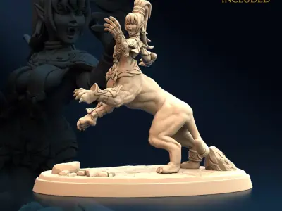 Doom Sphinx B Nude 3D print model