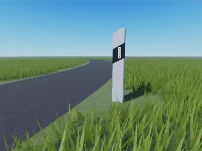 Road Reflector 3D model