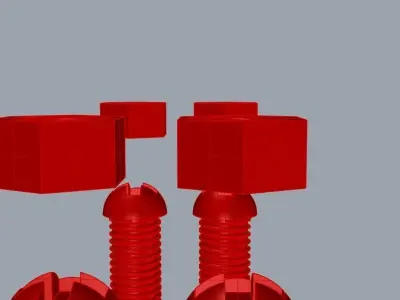 two floors 3D print model