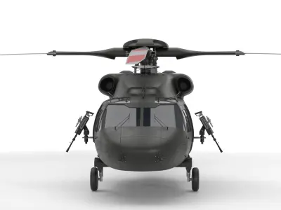 Generic Helicopter 02 3D model
