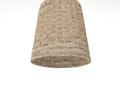 Rice Husk Light Shades 3D model