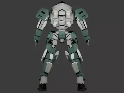 Emerald Striker 3D model