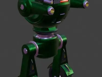 Sci-Fi Robot Enemy 003 Low-poly 3D model