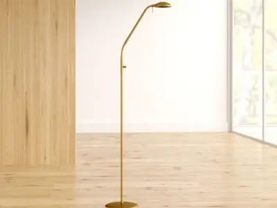 Garrard Reading Floor Lamp - 2 Colour 3D model