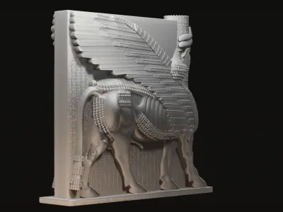 LAMASSU WINGEDBULLOFNINEVEH 3D model