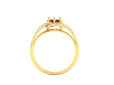 Women Ring  Render 3dm STL OBJ FBX Details 3D print model 213