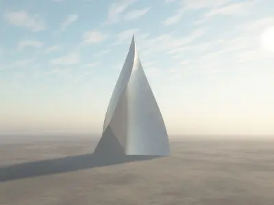 Spire building 3D model