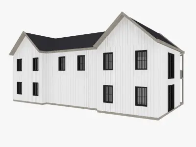 Modern Residential House 6 3D model