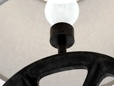 Restoration Hardware Gearworks Table Lamp Base 3D model