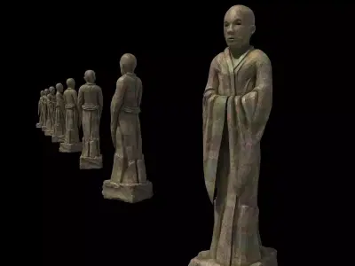 Standing Buddha 3D model