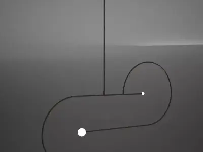  HD Ceiling Pendant Lamp Modern Low-poly 3D model