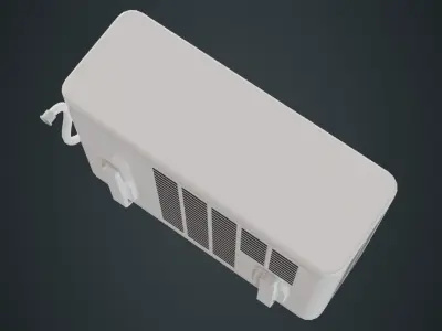 Air Conditioner 4A Low-poly 3D model
